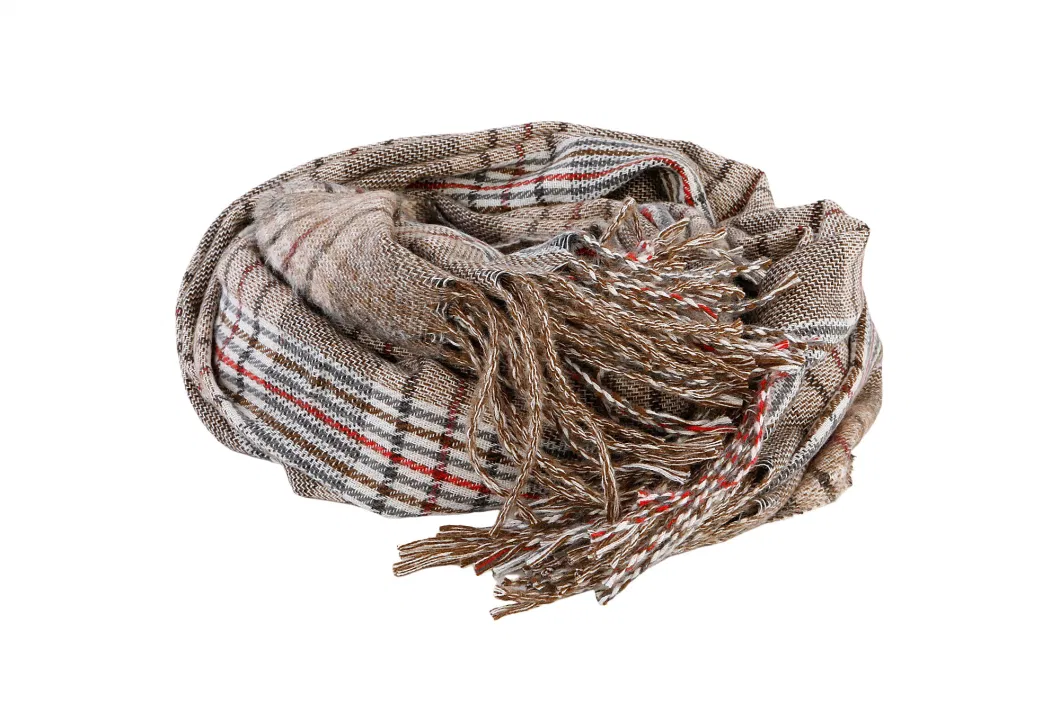 Warm Cashmere Feeling Soft Poly Viscose Plaid Scottish Scarves