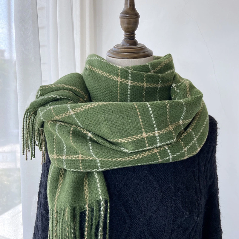 Irish County Wexford Wool Tartan Plaid Scarf Made in China