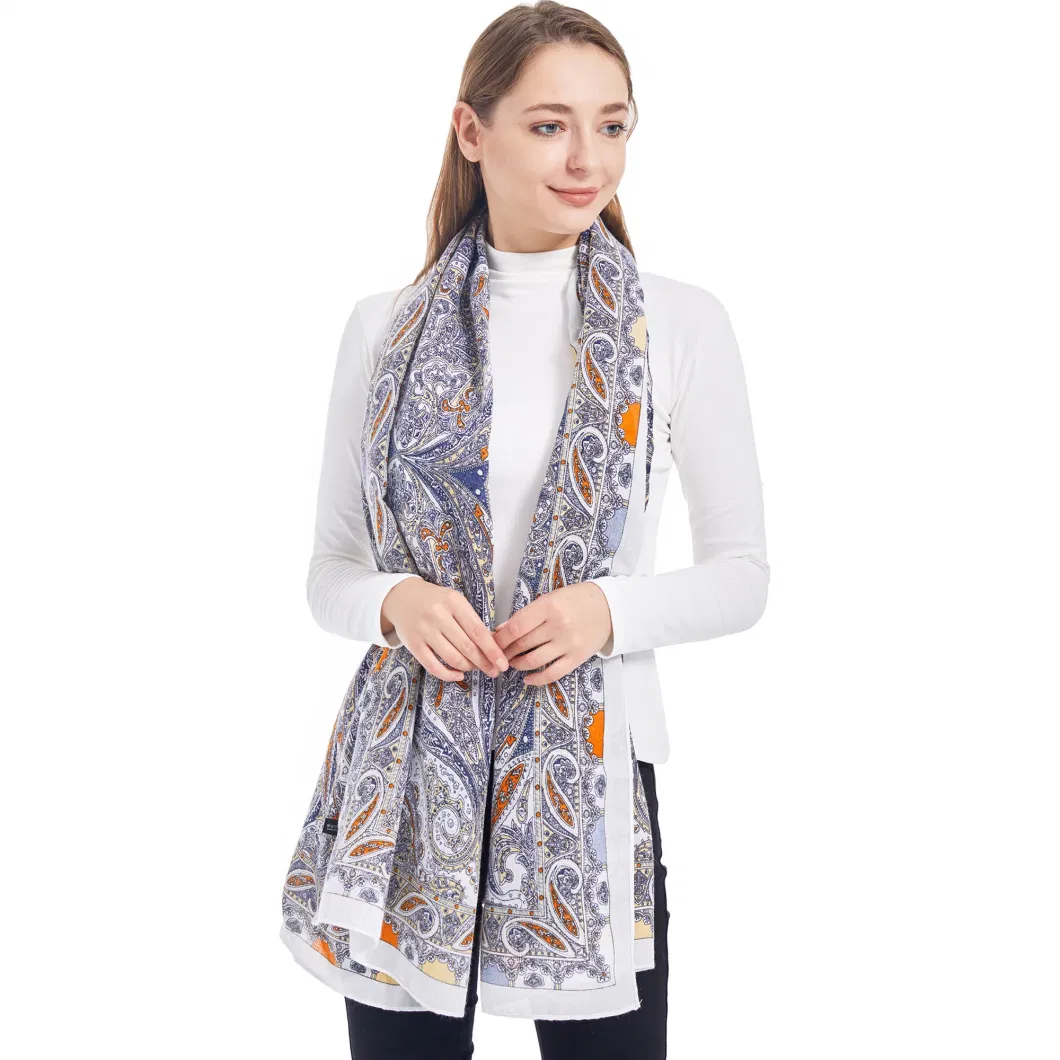 Wholesale Spring Fall Classical Ethnic Paisley Ladies Scarves and Wraps