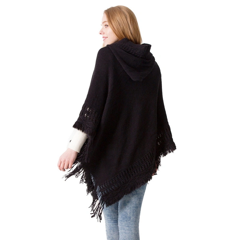 Fashion Chic Winter Soft Women Poncho Shawl Wrap Cape