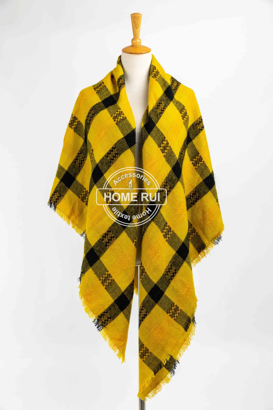 Outfit Lightweight Spring Fall Striped Soft Tassel Plaid Lattice Veronz Classic Nova Scottish Large Cozy Oversize Cappa Tippet Turban Snug Plain Stole Shawl