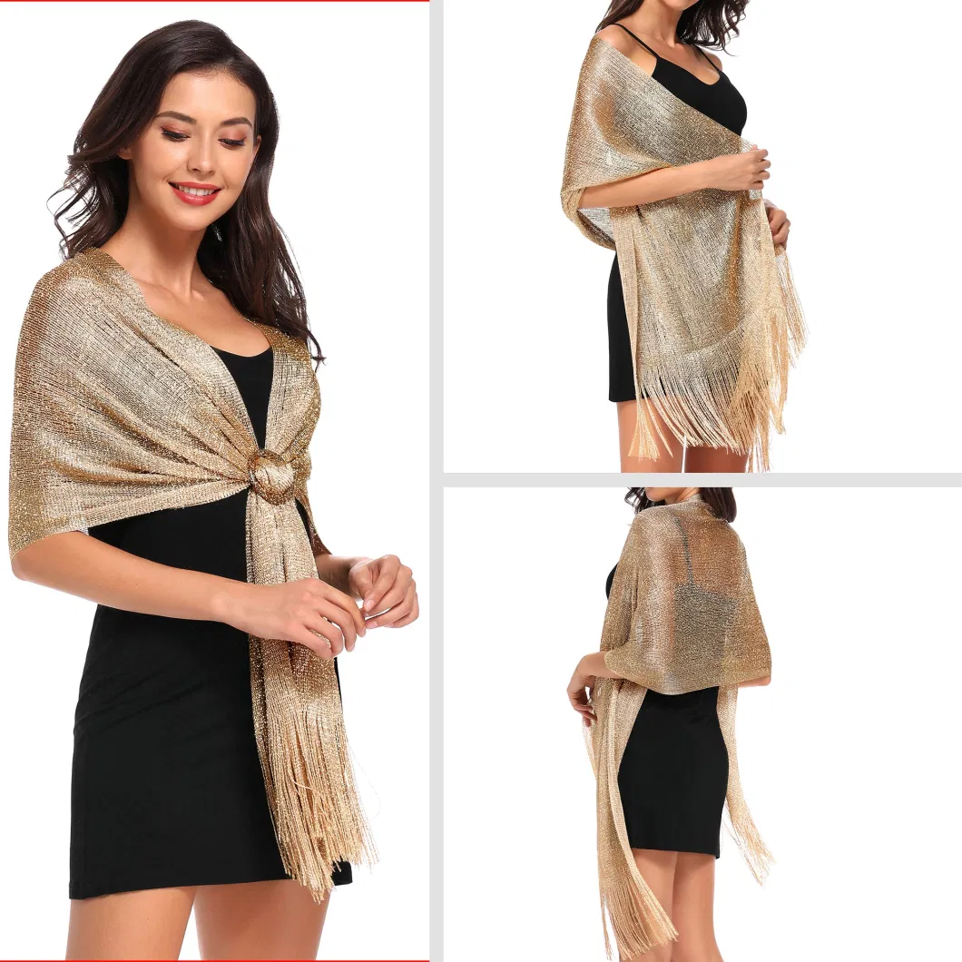 Custom Stylish Ladies Thin Pashmina Shawl Scarf and Wraps