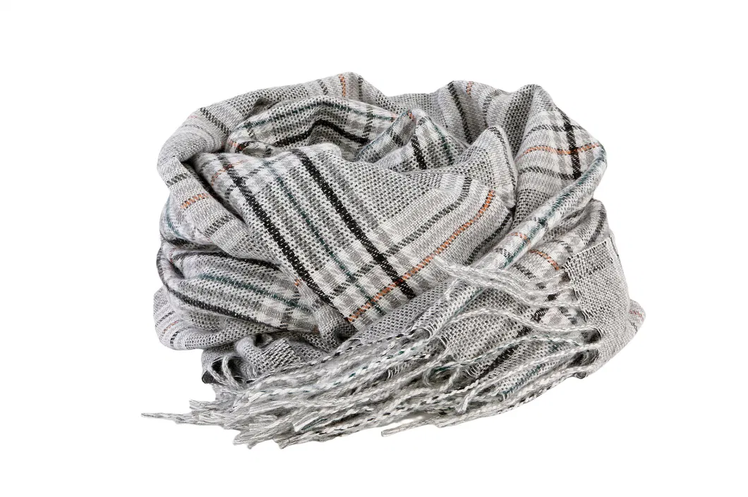 Warm Cashmere Feeling Soft Poly Viscose Plaid Scottish Scarves