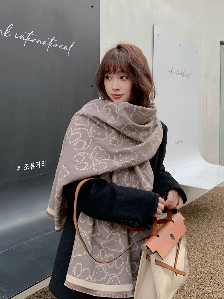 Women Paisley Pattern Fashion Scarf for Autumn