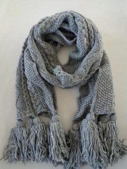 Factory Custom Knitted Autumn Winter Warm Scarf Muffler