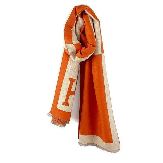 2024 Replica Winter Long Scarf Cashmere Shawls Luxury Designers Large Size Neck Scarves