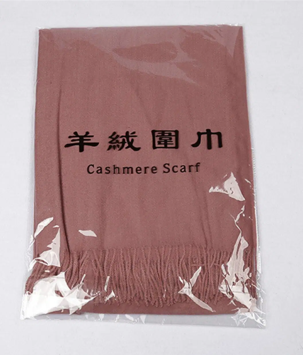 Fringed Winter Cashmere Scarves 100% Polyester Thermal Scarves 70X180cm