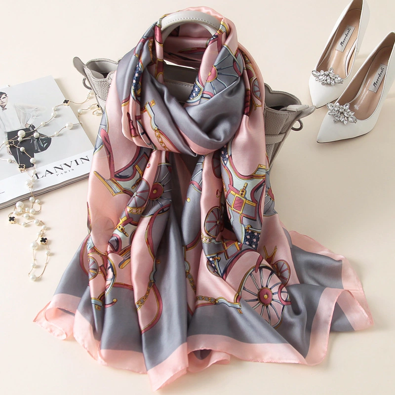 Towel Sunscreen Silk Scarf Shawl Female 180*90cm