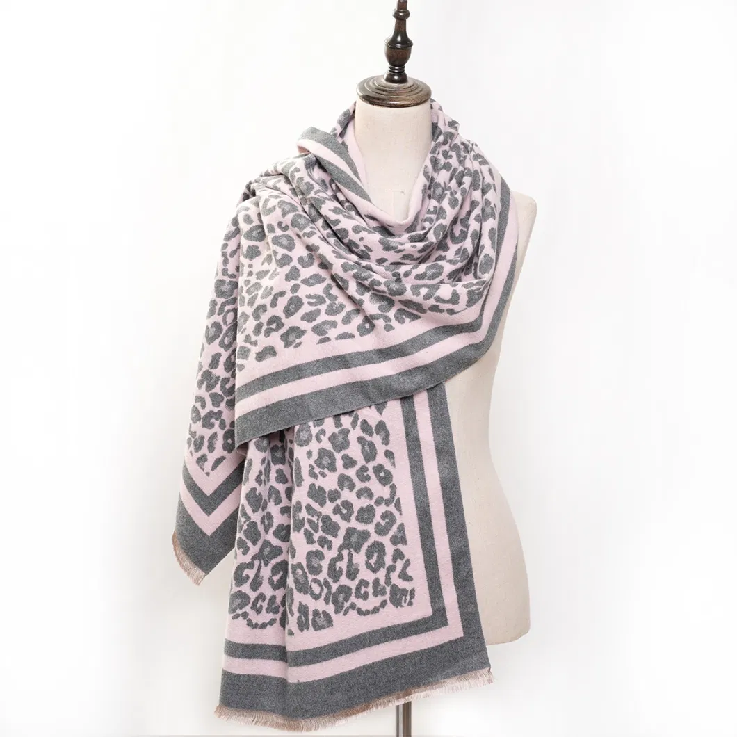 Vimoda Paris Scarf Leopard-Print Scarf