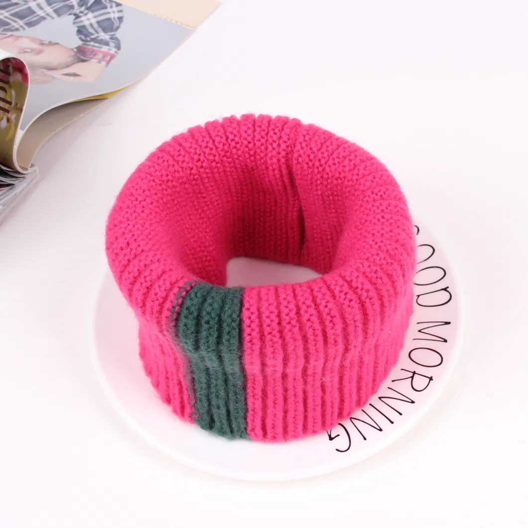 Children Plain Cute Spring Winter Unisex Warm Soft Daily Scarf