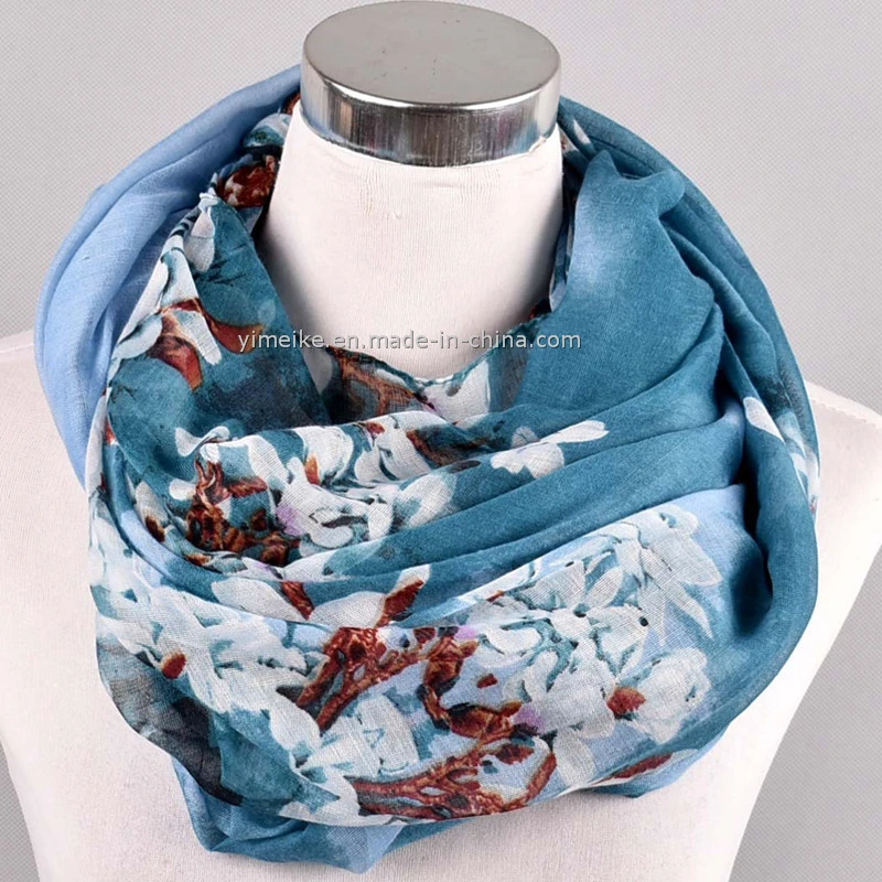 Ladies Fashion Voile Scarf Multi Printed Designs