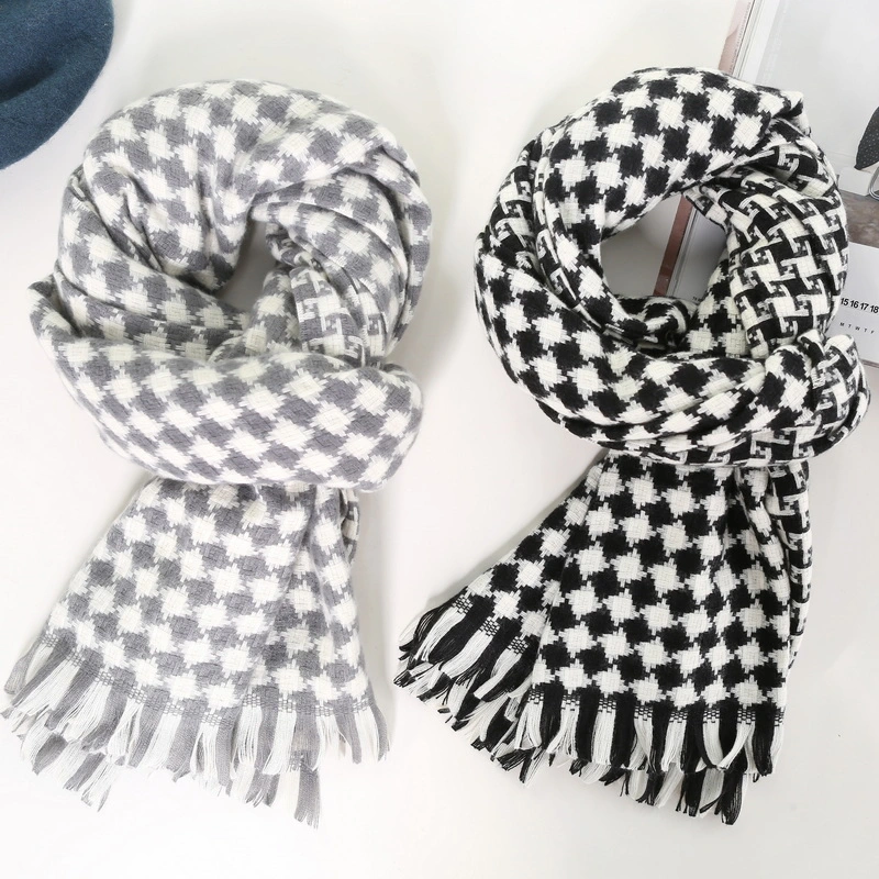 Wholesale Soft Chic Plaid Print Long Scarf for Ladies