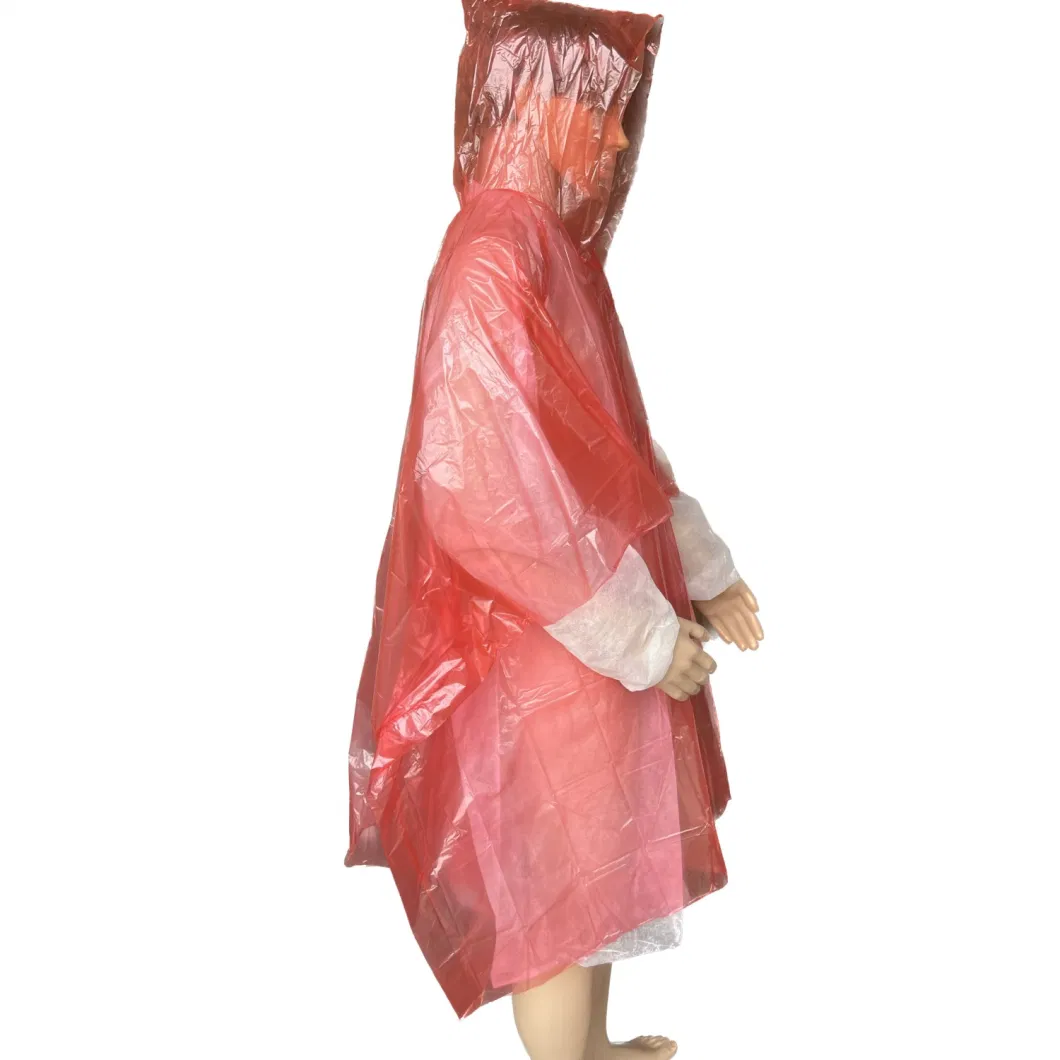 Disposable Rain Ponchos with Hood for Adults, Family, Women, Men, Individually Wrapped