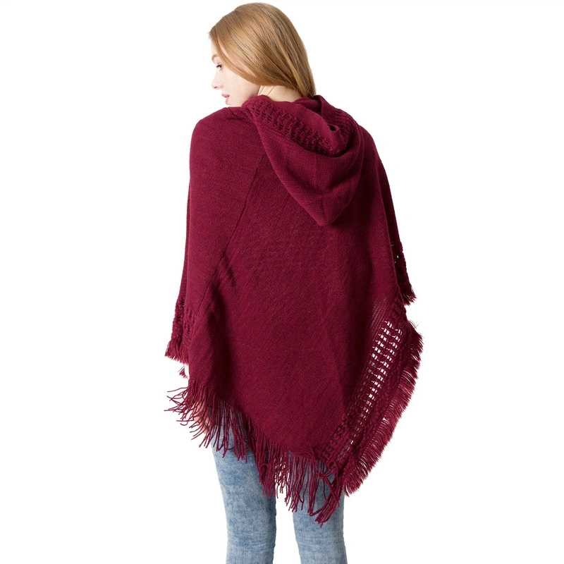 Fashion Chic Winter Soft Women Poncho Shawl Wrap Cape