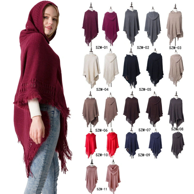 Fashion Chic Winter Soft Women Poncho Shawl Wrap Cape