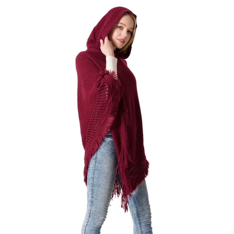 Fashion Chic Winter Soft Women Poncho Shawl Wrap Cape