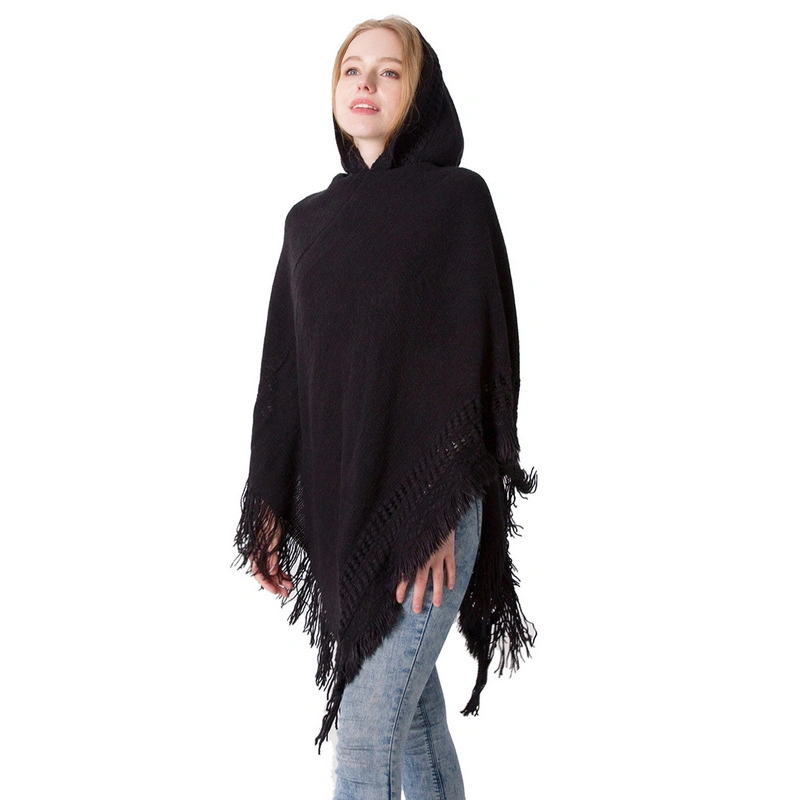 Fashion Chic Winter Soft Women Poncho Shawl Wrap Cape