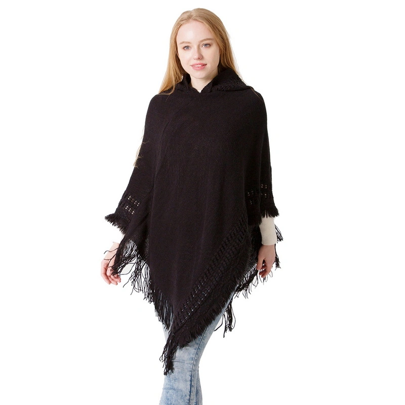 Fashion Chic Winter Soft Women Poncho Shawl Wrap Cape