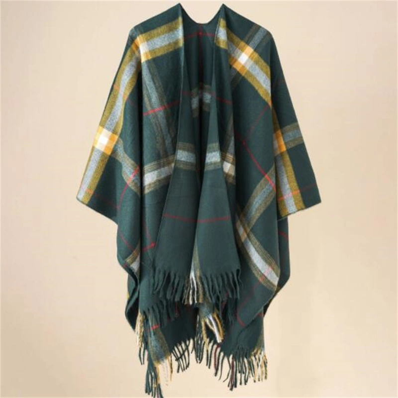 Popular Oversized Woman Printed Knitted Shawl Scarf
