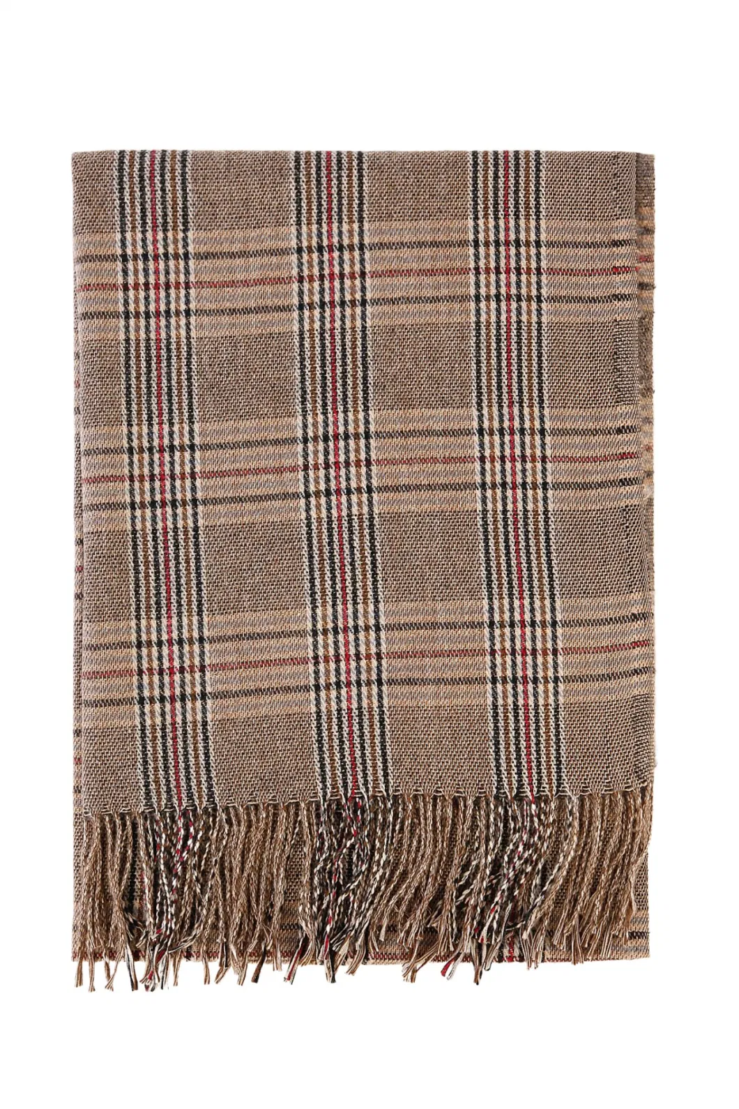 Warm Cashmere Feeling Soft Poly Viscose Plaid Scottish Scarves