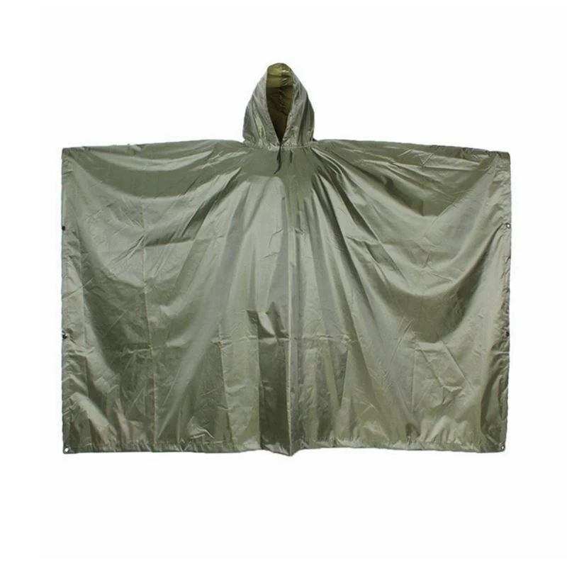 Men and Women`S Breathable Rain Poncho Non-Disposable Hi-Vis Rain Cape