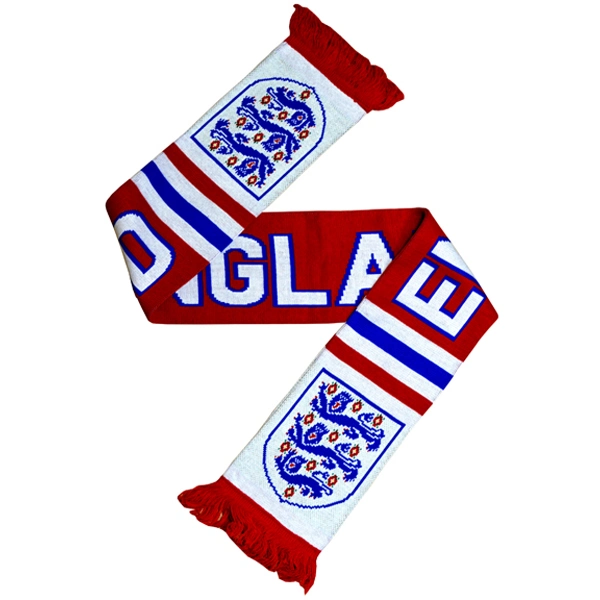 100% Acrylic Promotion Knitted Football Scarf