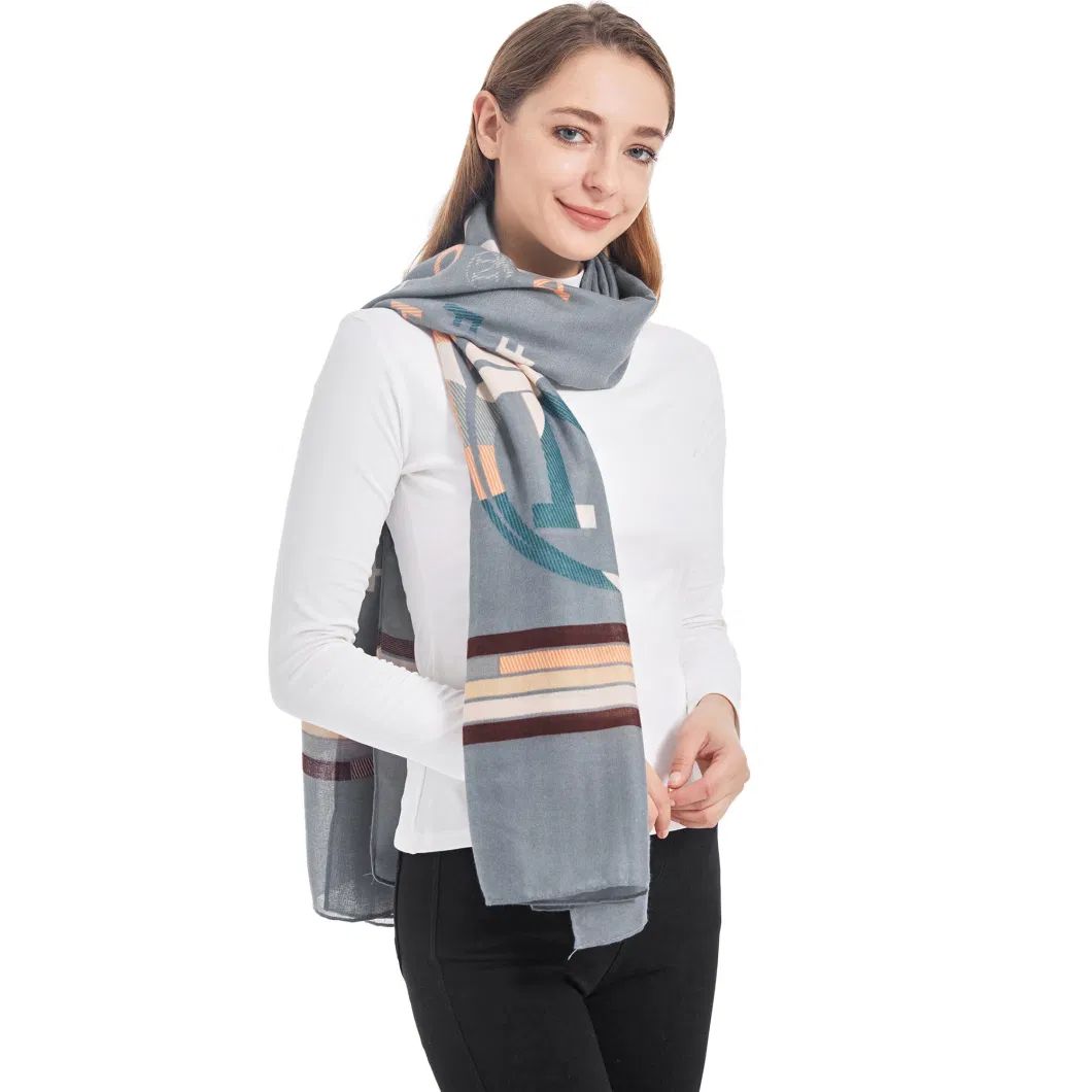 Wholesale Pretty Spring Soft Scarf Wrap Hijab Scarf for Women