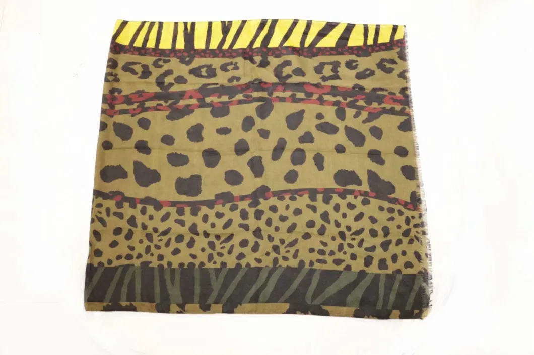 Ladies New Fashion Leopard Patchwork Shawl Animal Pattern Hijab Autumn Winter Zebra Print Muffler Headband Foulard Sjaal Wrap Scarf