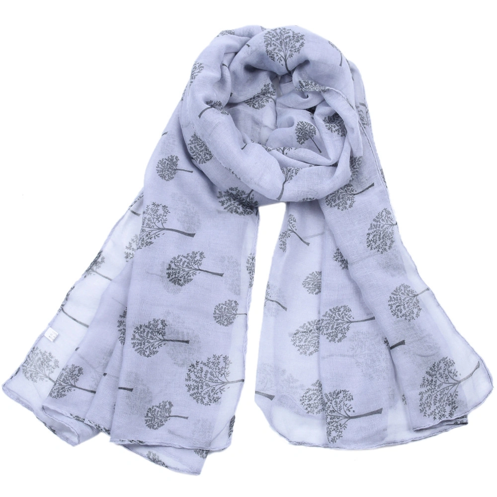 Dandelion Print Scarves Tree Pattern Wrap Shawl Muslim Hijab Voile Scarf