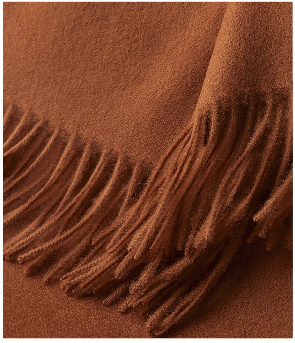 Premium Luxury Solid Color Pure Wool Scarf