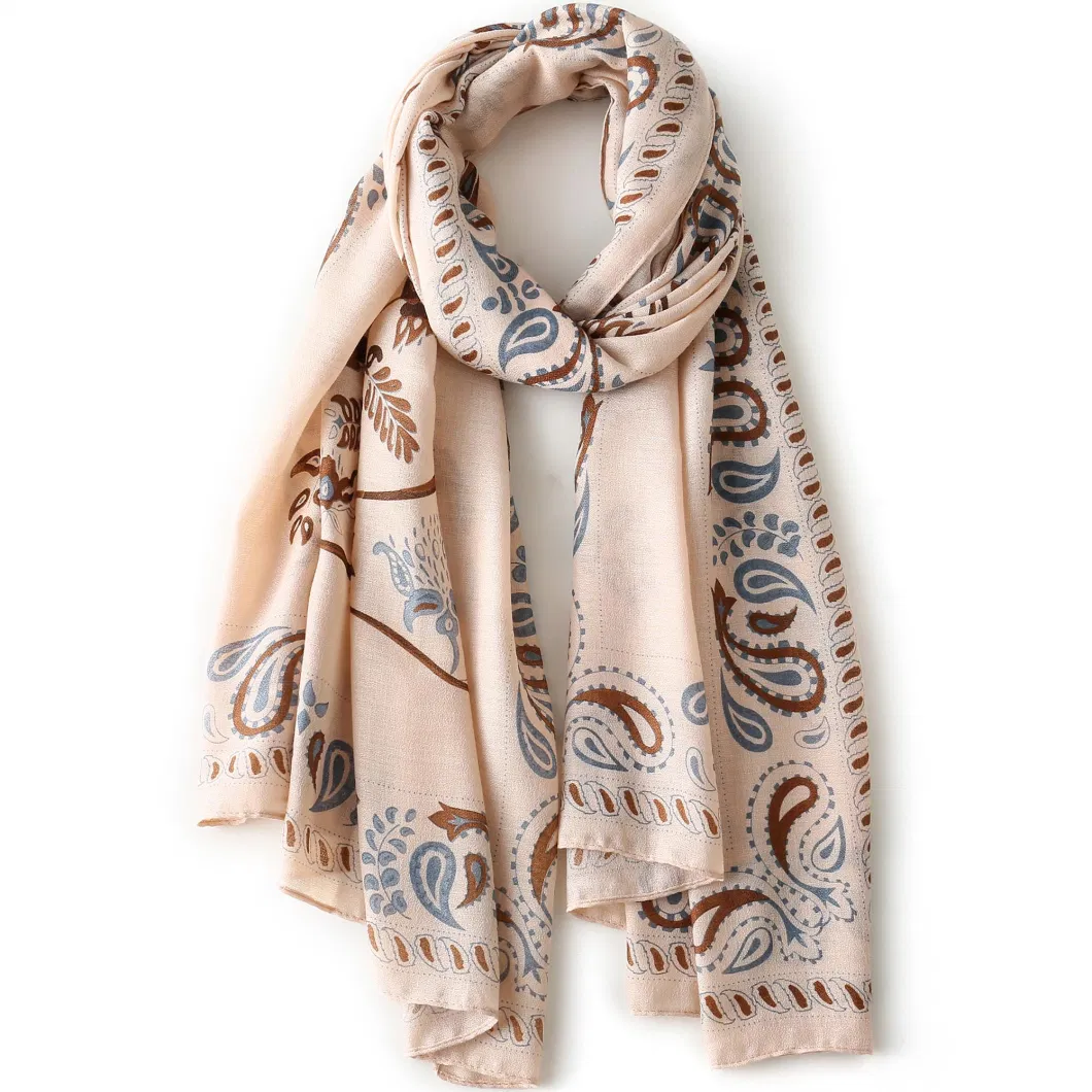 Wholesale Spring Pretty Paisley Elegant Formal Shawls Scarf for Ladies