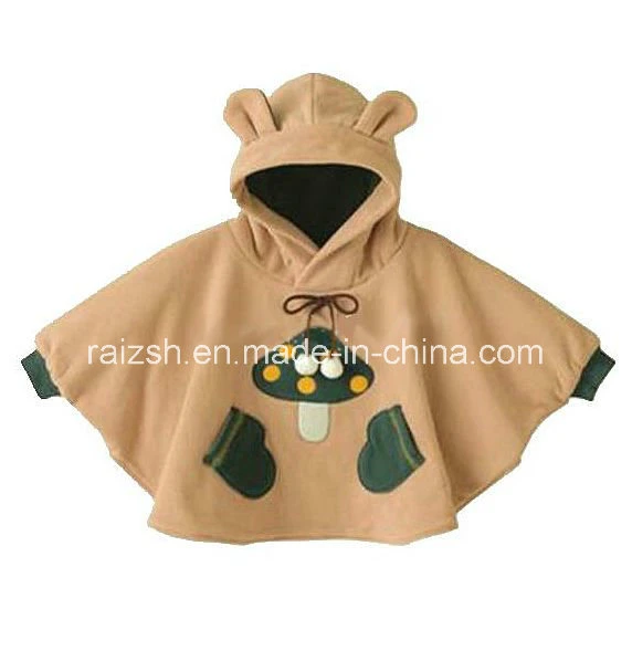 Plush Baby/Child Poncho Cloak with Decoration Lovely Cute Gift