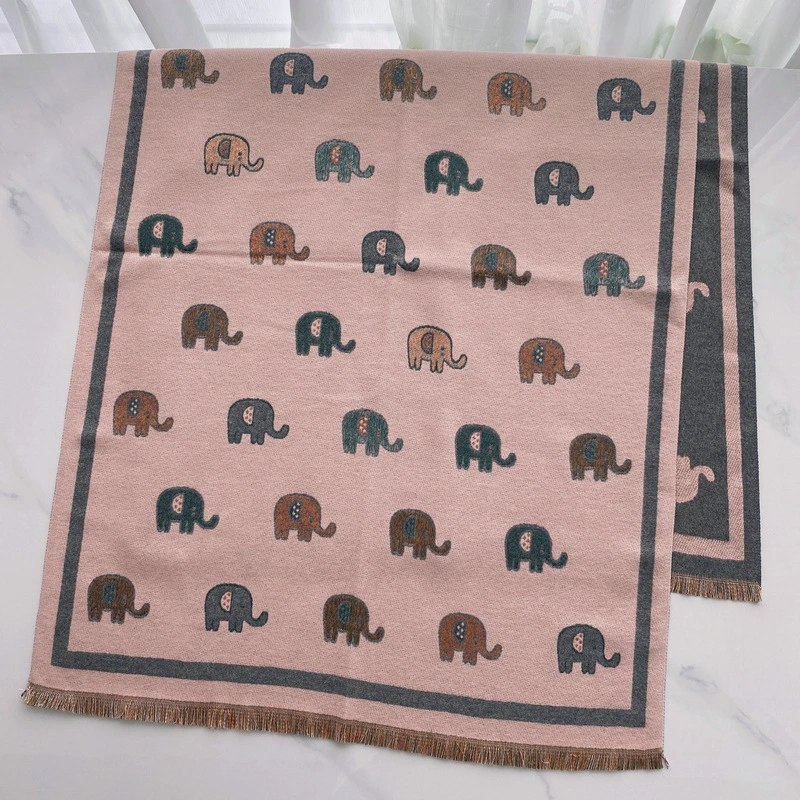 Pashmina Elephant Designer Ladies Scarf Shawl