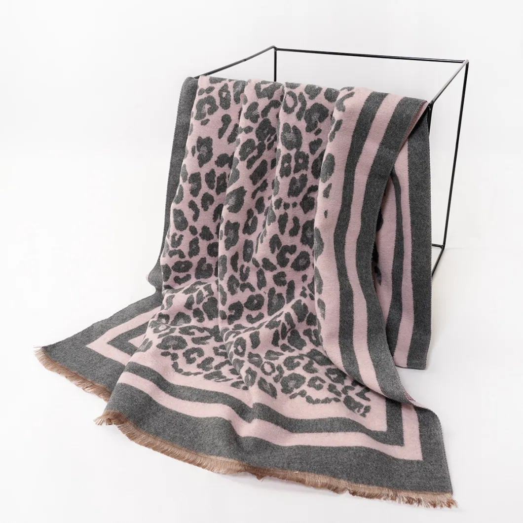 Vimoda Paris Scarf Leopard-Print Scarf