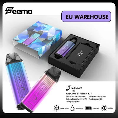 2023 Top Model E-Cigarettes Feemo Falcon in Stock Accept OEM ODM Vape Vs Uwell Voopoo Disposable Vape Pen Mod