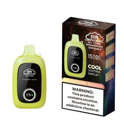 Mr Nic Air 15000 Puffs Disposable Vape with LED Screen Display and 16ml Liquid Capacity