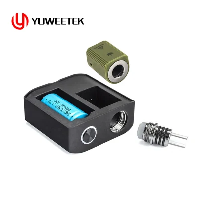 Trio III Billet Box Wax Electronic Cigarette Wholesale Pipe Wax Crack Dry Herb Vaporizer Reusable Compatible Vape Box Mod Device Pod System