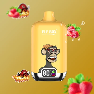 China Top Disposable Vape Bar Elf Box Digital 12000 Puffs Rechargeable Battery 500mAh Electronic Cigarette
