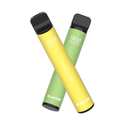  Factory Wholesale Sunfire Brand 1800 Puffs 550mAh Rechargeable Disposable One Time Vape