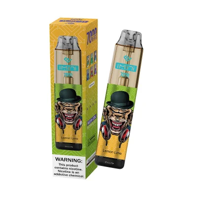 Hot Sales Products Disposable Vape 7000puffs Imini Electronic Cigarette Big Puffs with 6 Colors RGB Light Display