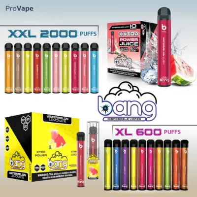 E-Cigarette Bang XXL 2000 Puffs Disposable Electronic Cigarette Kit Flavors 6ml Vape