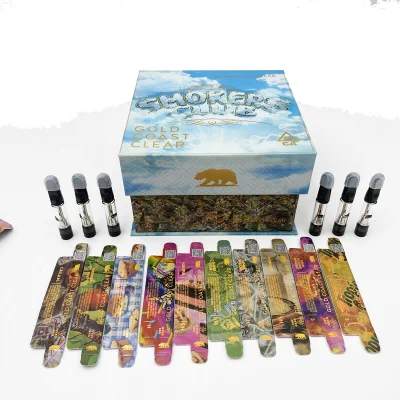Gold Coast Clear Cart 0.8ml Vape Cartridege Atomizer 510 Thread Sample
