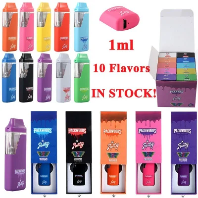 Wholesale Disposable Packwoods X Vapes 1000mg 1ml 280mAh Rechargeable Battery Packwoods Empty Vape