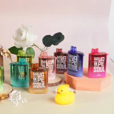 Vapesoul 10000 Puffs Disposable Vape 50mg Nicotine Electronic Cigarette Malaysia USA Hot Sale China Factory Dubai Warehouse Gold Wholesale Smoking Vape