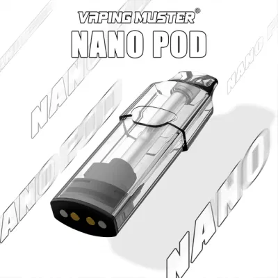 Vapingmuster Vape Neo Pod Disposable Vape 18ml Prefilled 0% 2% 5% Nanostix Cotton Coil Cartridge for Open Pod System