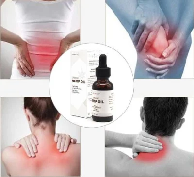 Hemp Oil 100% Natural Sleep Aid Anti Stress Hemp Extract Drops for Painanxiety &amp; Stress Relief