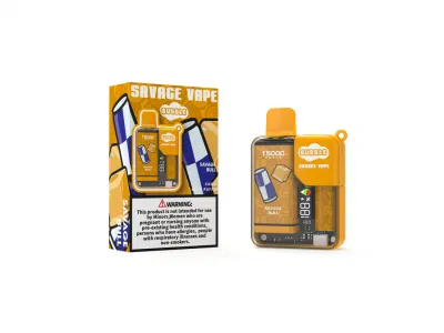 EU Warehouse High Quality Savage Bubble 15000 Puffs 12000 10000 Smart Display Child Lock 5% Nic Pen Hookah Vaper Rechargeable E Cigarette Disposable Vape 15K