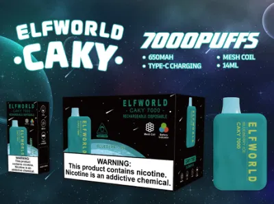 Wholesale Elfworld Crystal Caky 7000 Puff Elfworld Lost Elf World Orion Puff Vape Bar Clear 7500 Disposable Vape Distributors E Cigarette RM 7000 Puffs