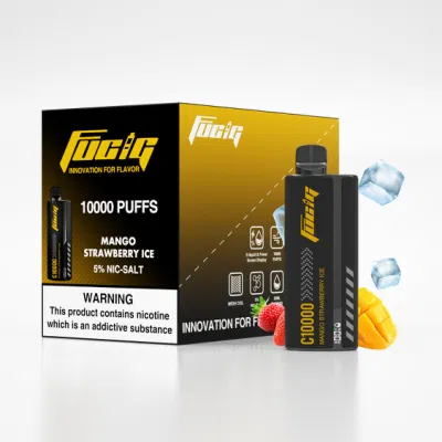 10000 Puffs Electronic Cigarette Starter Kits Fucig C10000 Recargeable Disposable Vape 1.2ohm Mesh Coil