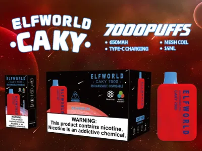 Wholesale Elfworld Crystal Caky 7000 Puff Elfworld Lost Elf World Orion Puff Vape Bar Clear 7500 Disposable Vape Distributors E Cigarette RM 7000 Puffs